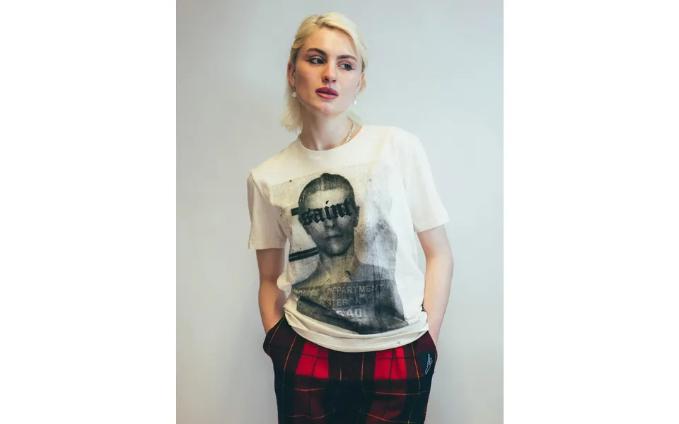 'saint' T-shirt In Ecru