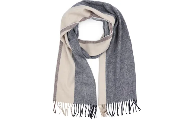 Profuomo Scarf Wool Stripes Multicolour Beige Blue Brown