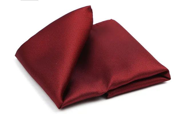 Suitable Silk Pocket Square Dark Red