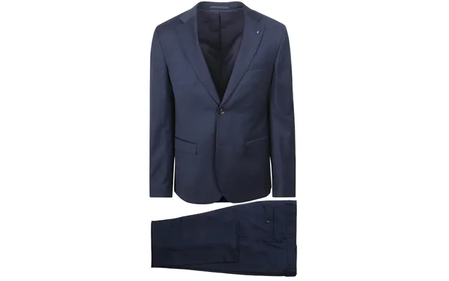 Suitable Toulon Suit Wool Navy Blue Dark Blue Size 54