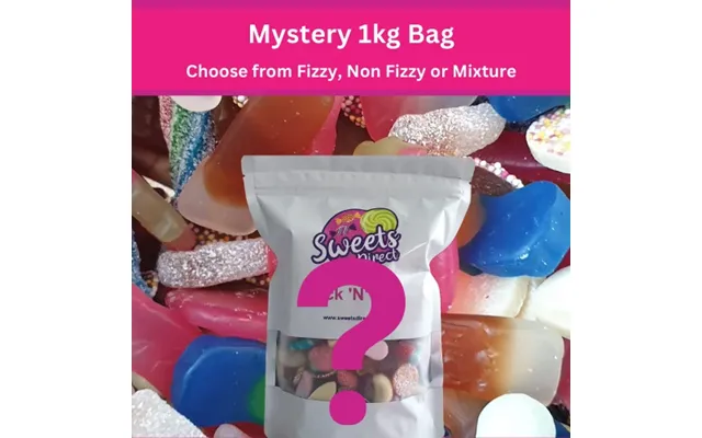 Mystery Pick N Mix Pouch 1kg Non Fizzy