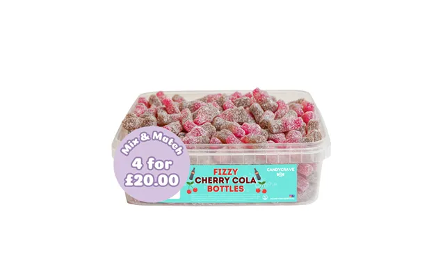 Fizzy Cherry Cola Bottle Tub