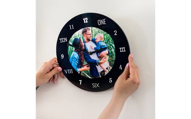 Smartphoto Clock Round Large