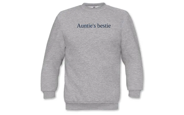 Smartphoto Embroidered Sweater Kids Grey Speckled 5 - 6 Y