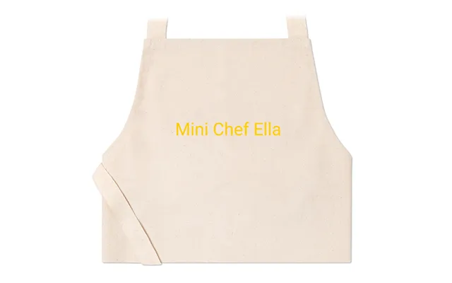 Smartphoto Personalised Kids Apron Embroidered Beige