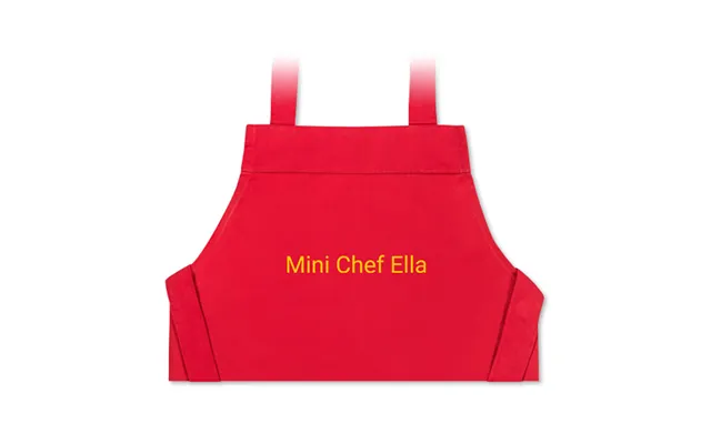 Smartphoto Personalised Kids Apron Embroidered Red