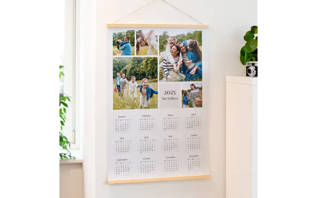 Smartphoto Poster Calendar With Magnetic Hanger 60 X 90 Cm Wood product image
