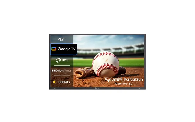 43 1000nit Google Outdoor Tv Partial Sun - 2026 Deck Pro 3.0