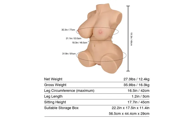 Britney 2.0 27.3lb Big Boobs Sex Doll Male Masturbator