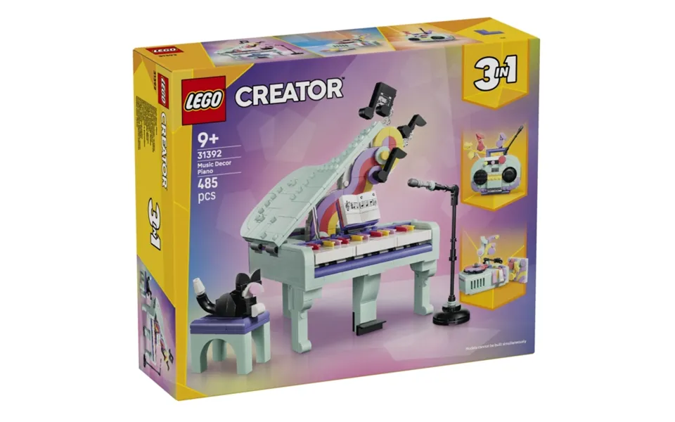 Lego Creator Music Decor Piano With Cat 31392