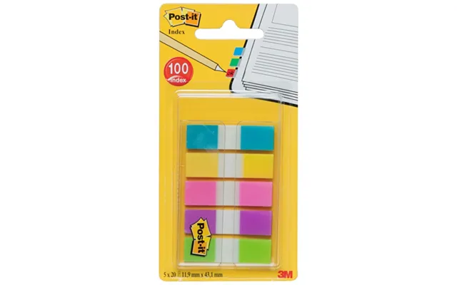 Post-it Index Neon Page Markers 100 Sheets