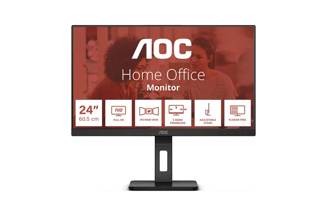 Aoc E3 24e3qaf Computer Monitor 60.5 Cm 23.8 1920 X 1080 Pixels Full Hd Lcd Black
