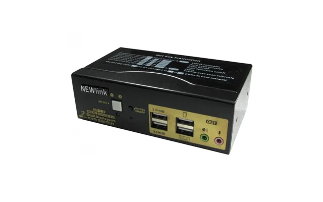 Cables Direct Nlkvmdp-22dbl Kvm Switch Black product image
