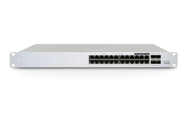 Cisco Meraki Ms130-24p Managed L2 Gigabit Ethernet 10 100 1000 Power Over Ethernet Poe 1u White