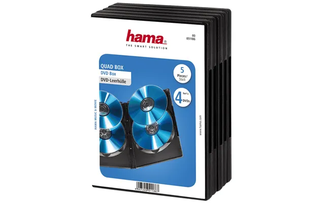 Hama Dvd Quad Box - Black product image