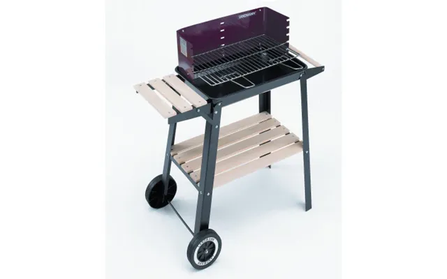Landmann 0566 Schwarz Holzkohle-grillwagen Barbecue Cart Charcoal Fuel Black - Bordeaux product image