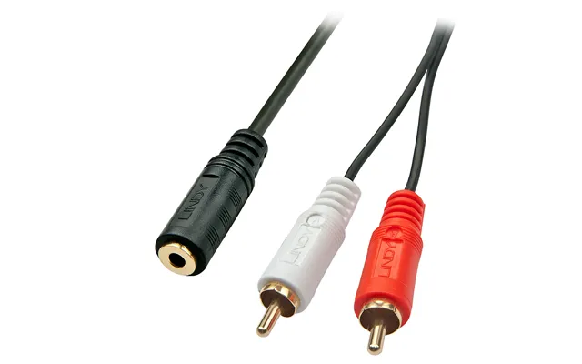 Lindy 0.25m Av Adapter Cable - 3.5mm Female To 2 X Rca Male