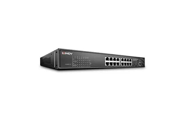 Lindy 16 Port 2 Sfp Gigabit Managed Switch Poe product image