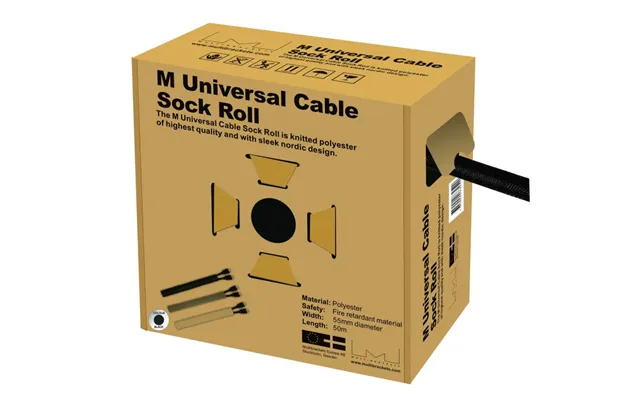Multibrackets M Universal Cable Sock Roll Black 55mm-w 50m-l product image