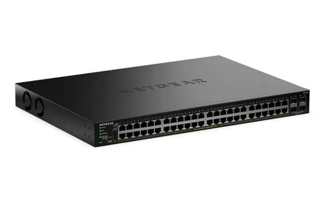 Netgear Gs348tpv2 Managed L2 L3 Gigabit Ethernet 10 100 1000 Power Over Ethernet Poe 1u Black product image