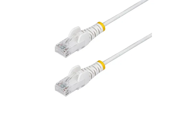 Startech.com 25cm White Slim Cat6 Ethernet Cable - Snagless