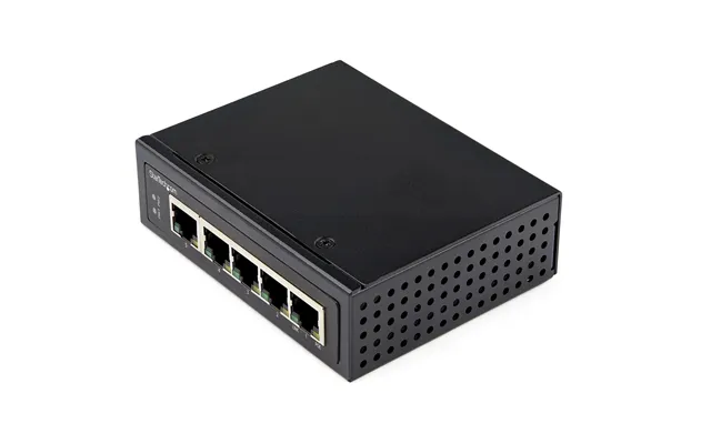 Startech.com Industrial 5 Port Gigabit Poe Switch - 30w