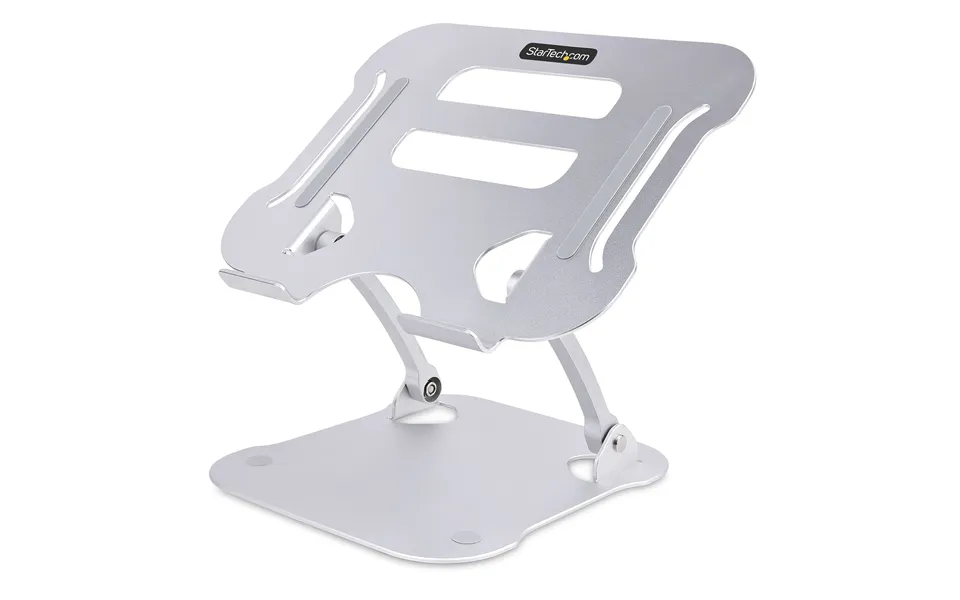 Startech.com Laptop Stand For Desk, Ergonomic Laptop Stand Adjustable Height, Aluminum, Portable, Supports Up - Angled N