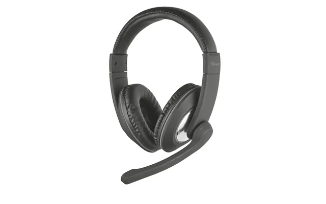 Trust 21662 Headphones Headset Wired Head-band Calls Music Black product image