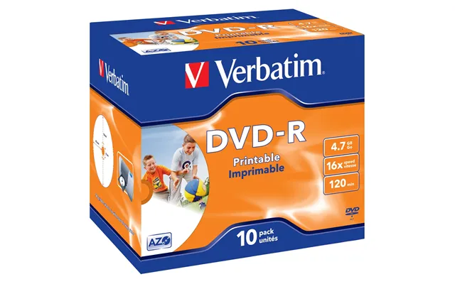 Verbatim 43521 Blank Dvd 4.7 Gb Dvd-r 10 Pc S product image