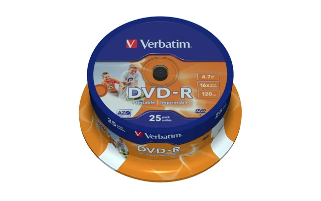 Verbatim 43538 Blank Dvd 4.7 Gb Dvd-r 25 Pc S product image