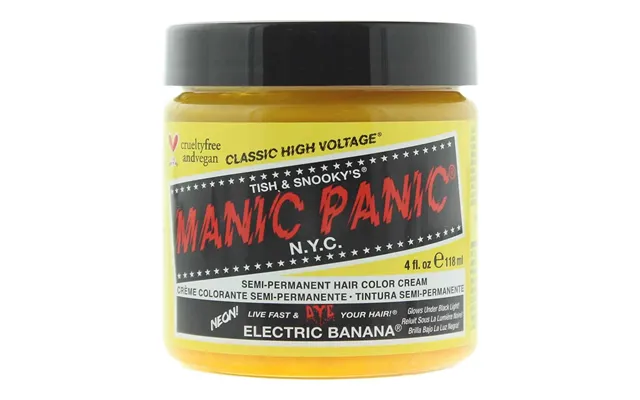 Manic Panic Classic High Voltage Electric Banana Semi-permanent Hair Colour Crea