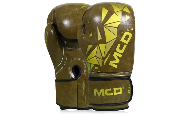 Mcd Kromo 3 Professional Boxing Gloves Sparring & Punch Bag Training Green 14oz
