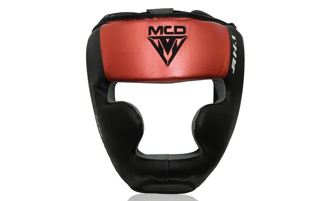 Mcd Ron Boxing Head Guard Protector 3-tone Real Leather Sparring Headgear