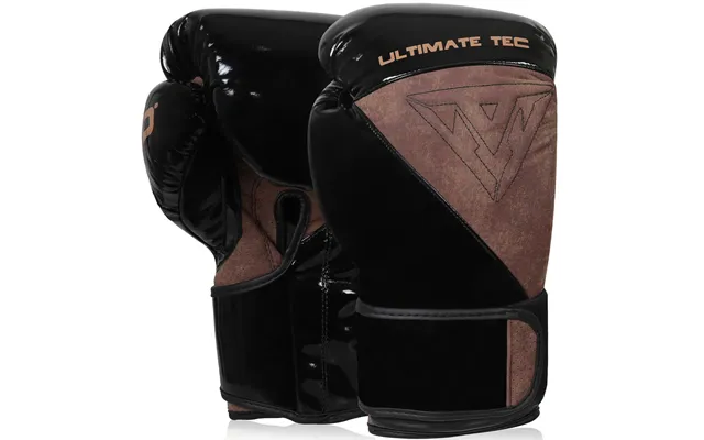 Mcd Ultimate Tec Boxing Gloves Sparring & Punch Bag Training Black 16oz