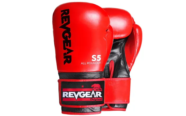 Revgear S5 All Rounder Boxing Gloves Red Black Red 12oz