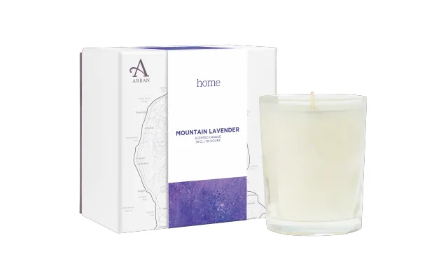 Arran Mountain Lavender Boxed Candle 35cl