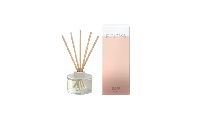 Ecoya Cedarwood And Leather Mini Reed Diffuser 50ml