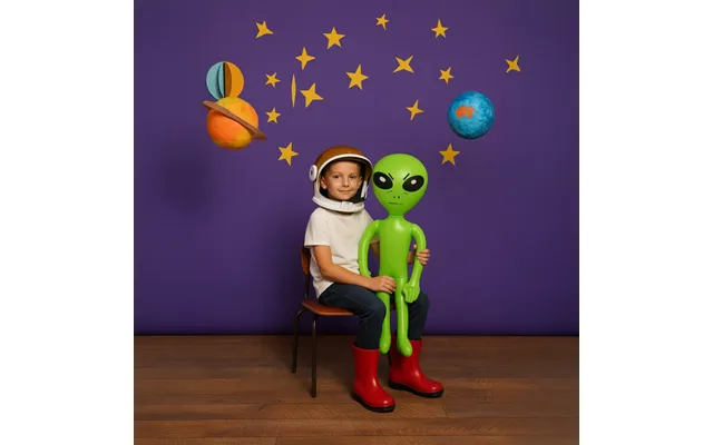 12pk Inflatable Alien 64cm
