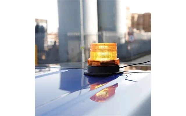 12v 24v Magnetic Amber Led Warning Flash Beacon