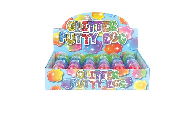 24pk Glitter Putty Eggs