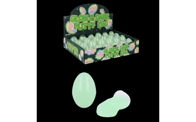 24pk Glow In The Dark Putty Egg