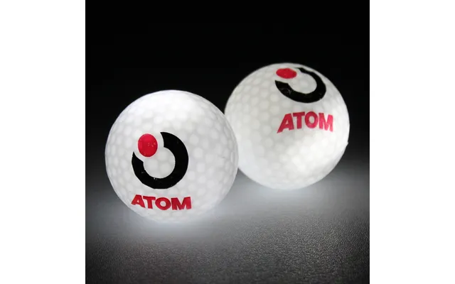 2pk Atom White Led Golf Balls
