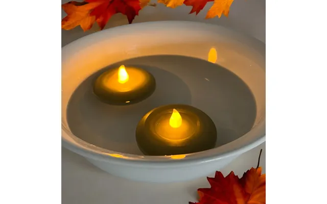 2pk Floating Candles Battery Operated