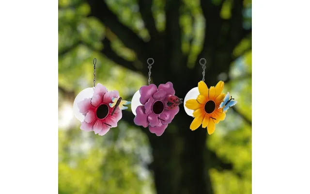 3pk Flower Birdhouse