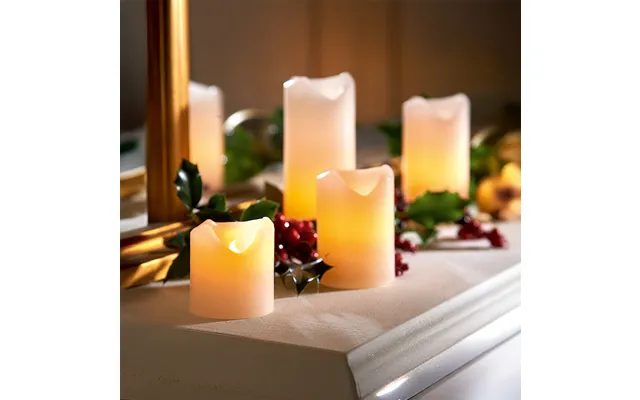4pk Flameless Led Candles In Cream By Avilo
