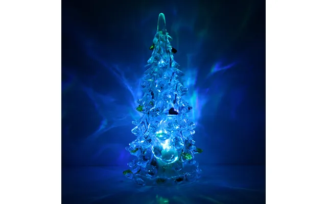 5 Clear Crystal Colour Changing Xmas Tree