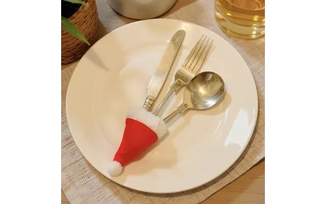 6pk Santa Hat Cutlery Holders