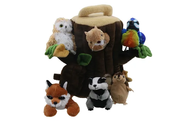 Hide Away Tree House With Six Finger Puppets