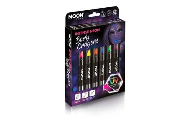 Intense Neon Uv Body Crayon Set