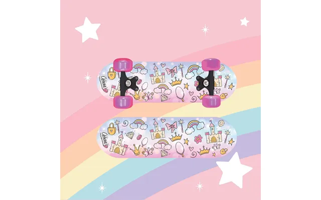 Kids 17 Skateboard With Light-up Wheels - Princess